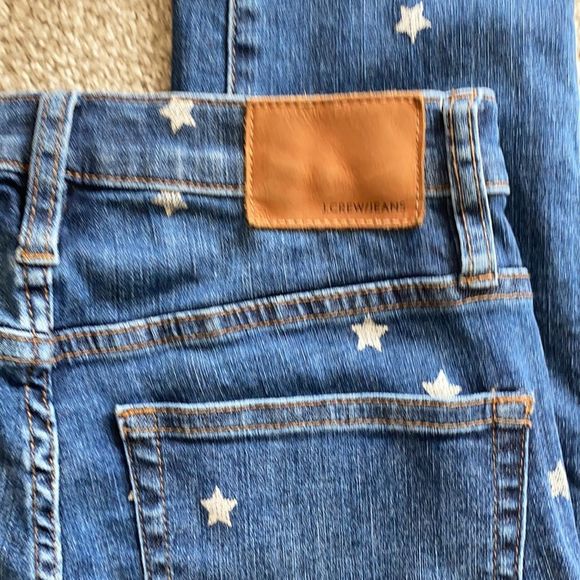 New J Crew Vintage straight jean with star print - Picture 9 of 9
